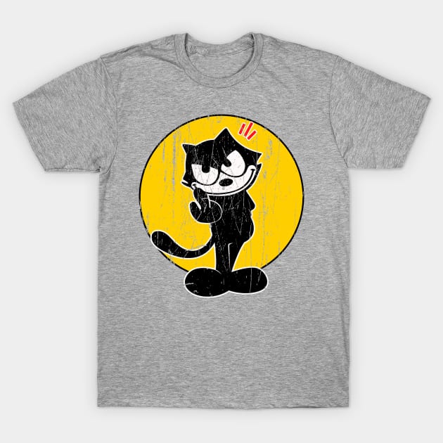 Middle Finger Felix The Cat - Cult Classic - T-Shirt | TeePublic